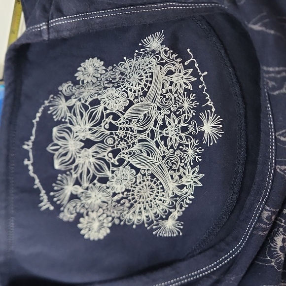 Desigual Long Sleeve Blue Dress - Picture 7 of 7